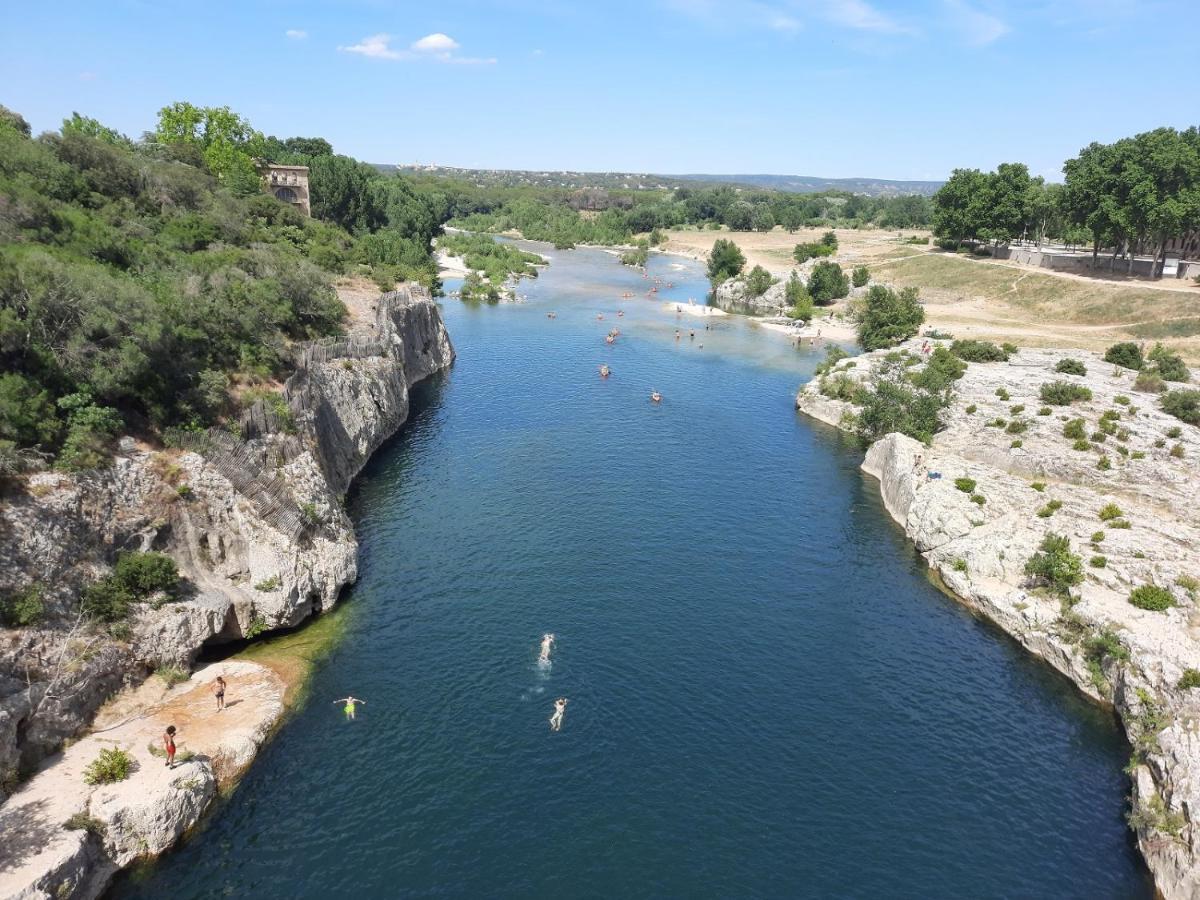Bed and Breakfast La Bastide Des Pins Castillon-du-Gard Exterior foto
