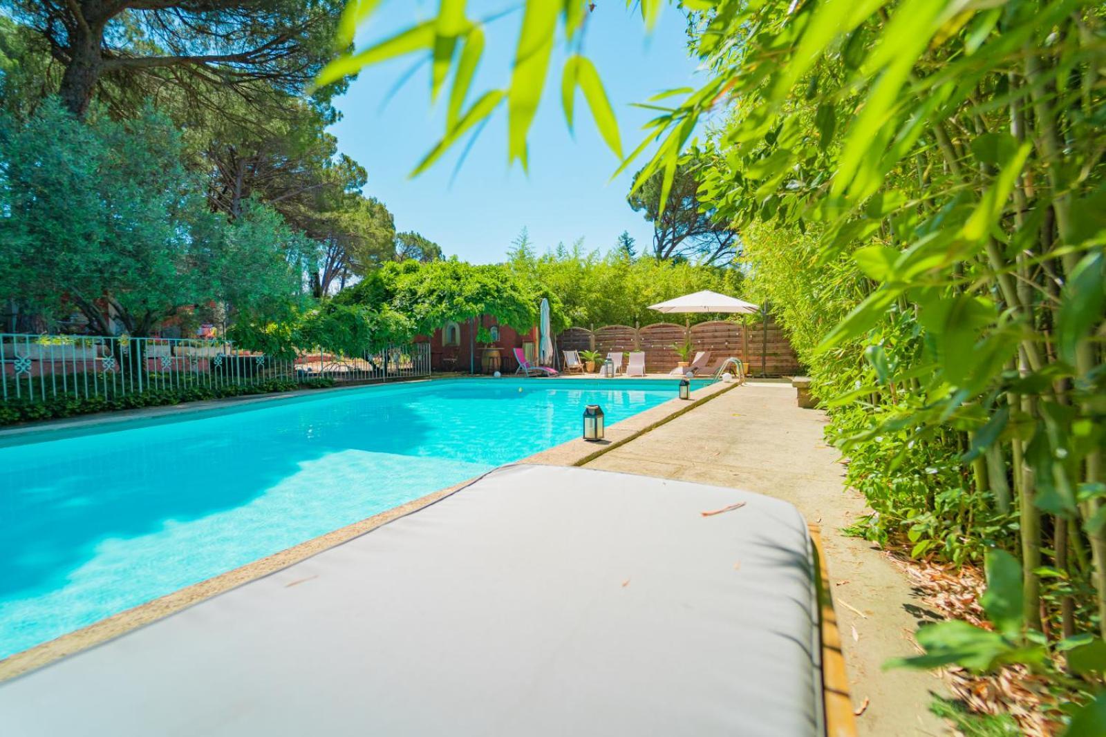 Bed and Breakfast La Bastide Des Pins Castillon-du-Gard Exterior foto