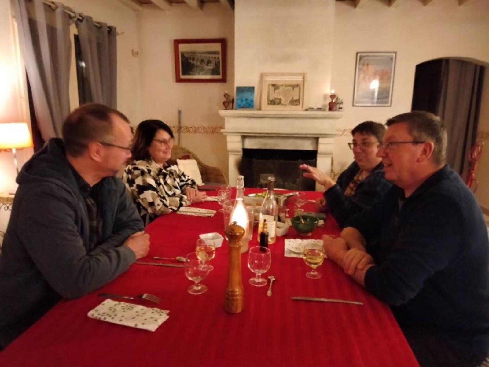Bed and Breakfast La Bastide Des Pins Castillon-du-Gard Exterior foto